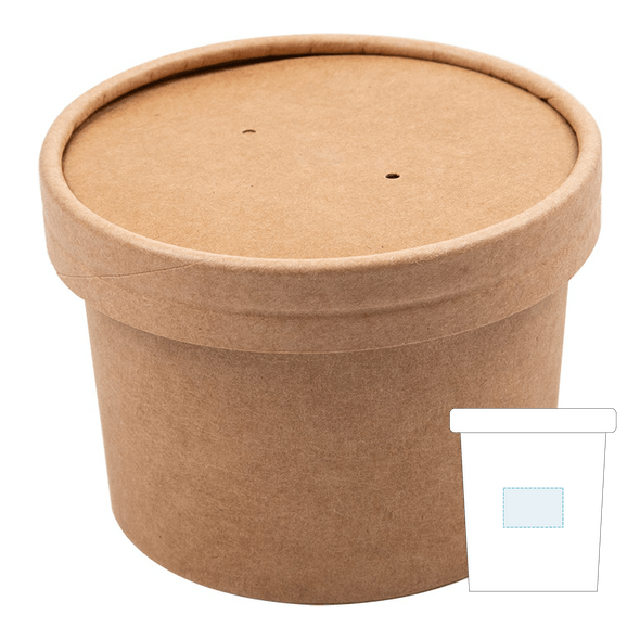 Kraft Lid Containers